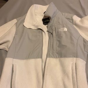 White north face Denali jacket